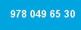 978 049 65 30 978 049 65 30